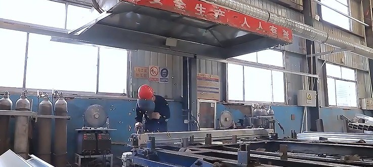 Shandong GIS Integrated Housing Co., Ltd. ligne de production du fabricant